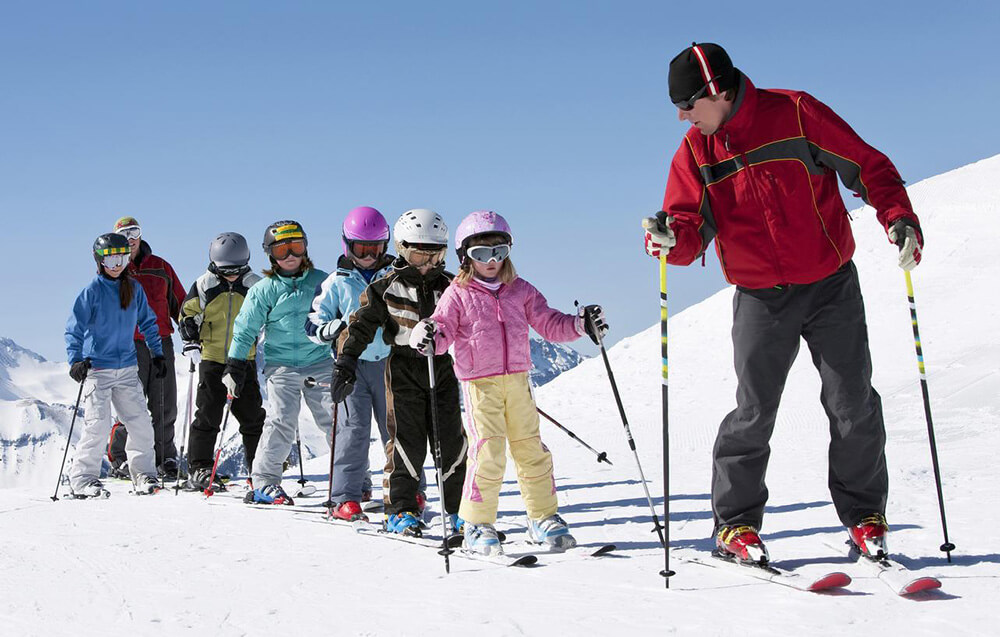 Dove portare i bambini a sciare